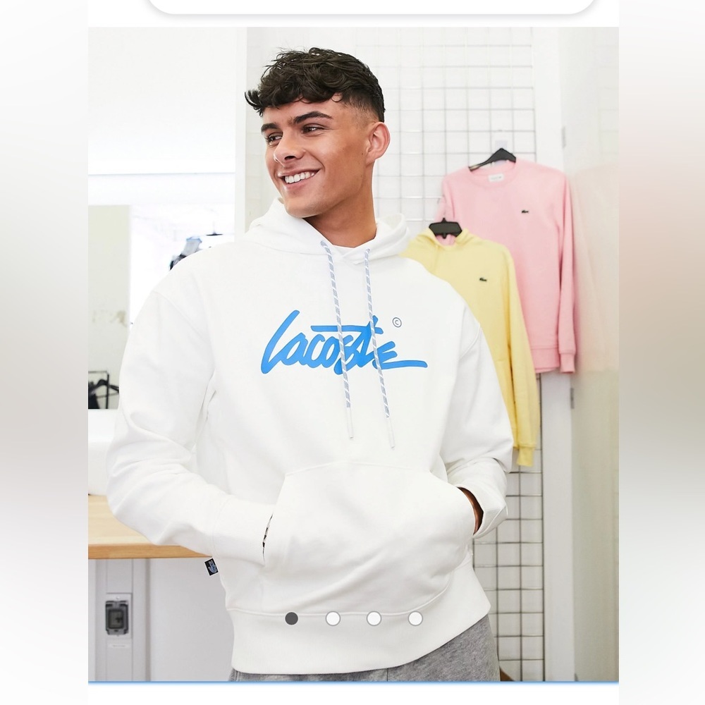 LACOSTE LIVE SIGNATURE LOGO SWEATSHIRT